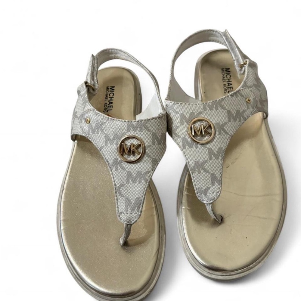 Michael Kors Kids' Gold and Silver Sandals